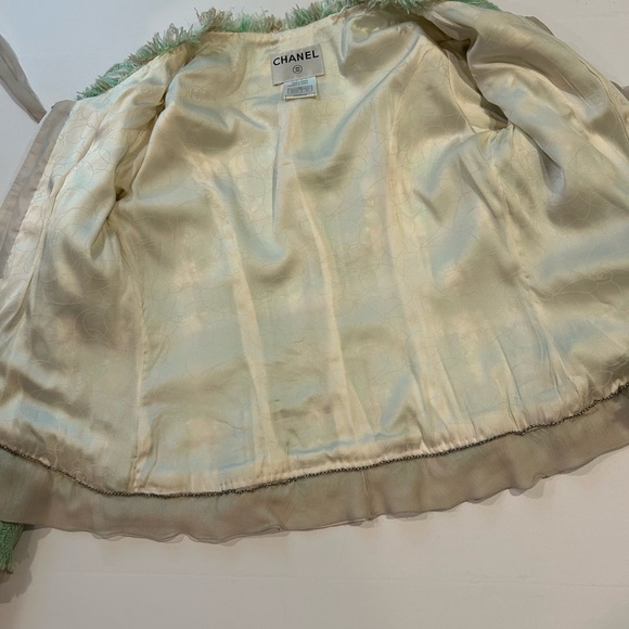 Vintage Chanel FR 40 Jacket w Skirt Set - Picture 10 of 16